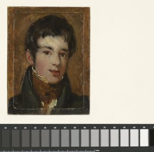 Portrét malíře Jamese Hollanda od William Henry Hunt