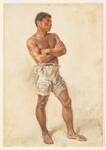 Studie mladé modelky od William Henry Hunt