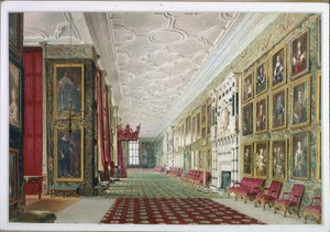 Dlouhá galerie, Hardwick od William Henry Hunt