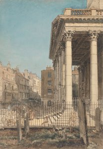 Portico of St. Martin-In-the-Fields od William Henry Hunt