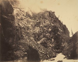 Kaňon Rio las Animas, c. 1882-1886. od William Henry Jackson