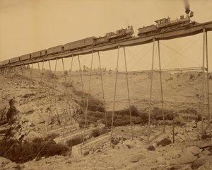 Most Dale Creek, Union Pacific Railway od William Henry Jackson