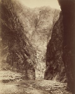 Kaňon Diamond River, 1885 (foto) od William Henry Jackson