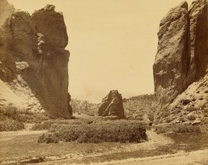 Gateway Garden of the Gods a Pikes Peak od William Henry Jackson