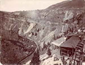 Gilman and Eagle River Canyon, kolem 1880-90 od William Henry Jackson