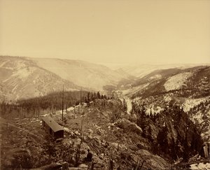 Údolí Los Pinos, pohled na východ od William Henry Jackson