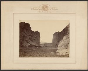 Krásná brána -- Zahrada bohů, Colorado od William Henry Jackson