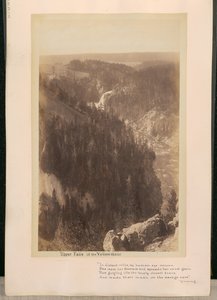 Horní vodopády Yellowstonu od William Henry Jackson