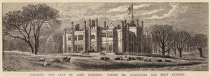 Dalmeny, sídlo lorda Roseberyho, kde pobýval pan Gladstone od William Henry James Boot