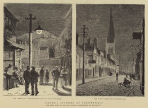 Elektrické osvětlení v Chesterfield od William Henry James Boot