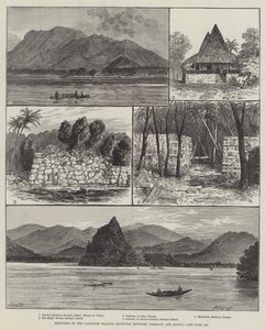 Náčrtky na Caroline Islands, sporné mezi Německem a Španělskem