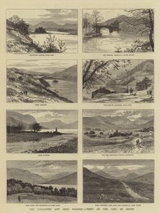 Železnice Callander a Oban, Pohledy na linii trasy od William Henry James Boot