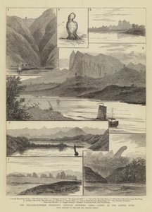 Expedice Colquhoun-Wahab přes jižní Čínu, scény na řece Canton od William Henry James Boot