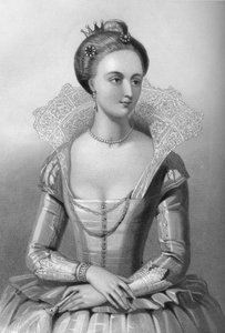 Anna Dánská 1665-1714, královna choť krále Jakuba I., 1851.