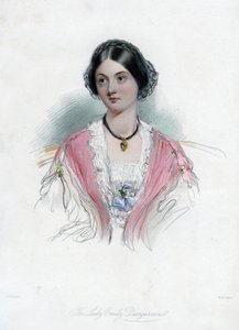 Lady Emily Dungarvon, 19. století. od William Henry Mote
