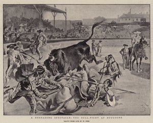 Ponižující podívaná, boj s býky v Boulogne