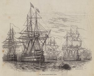 Britská flotila před Lisabonem
