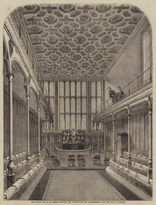 Kaple Royal, St James, ukazuje změny a uspořádání pro královský sňatek od William Henry Prior