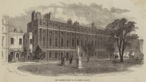 Zahradní průčelí paláce svatého Jakuba od William Henry Prior