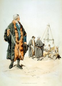 Člen londýnského Wardmote Inquest v oficiálních šatech, 1808 od William Henry Pyne