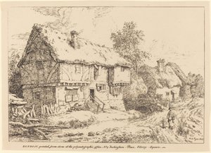 Staré chalupy od William Henry Pyne