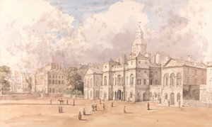 Přehlídka Horse Guards od William Henry Pyne