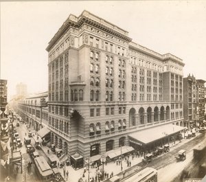 Market Street na 12th, 1912 (fotografický tisk)