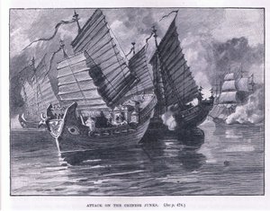 Útok na čínské džunky AD 1841