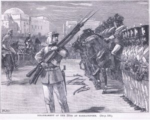 Odzbrojení 26. v Barrackpore 1857 našeho letopočtu