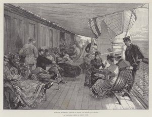 Na cestě do Brazílie si nakreslete na palubu Steam-Ship Thames od William Heysham Overend
