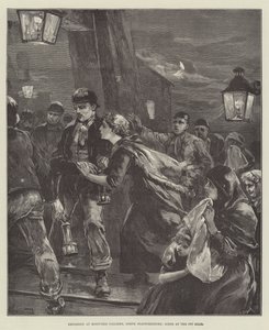 Exploze v dolu Mossfield, Severní Staffordshire, Scéna v Pit Head