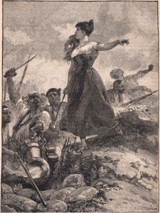 Hrdinství panny ze Sragossy AD 1808