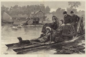 Královský piknik ve Virginia Water od William Heysham Overend