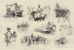 Sketches from The Illustrated Naval and Military Magazine, č. 1, červenec 1884 od William Heysham Overend