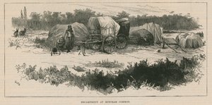 Sketches of Gipsy Life; Tábořiště v Mitcham Common od William Heysham Overend