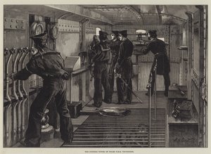 Velitelská věž na palubě HMS Thunderer