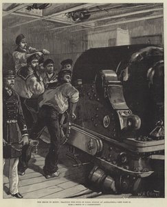 Krize v Egyptě, výcvik zbraní HMS Sultan v Alexandrii