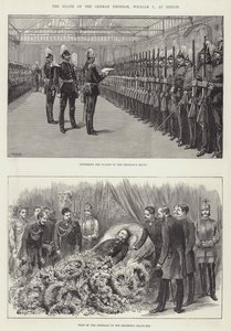 Smrt německého císaře Viléma I. v Berlíně od William Heysham Overend