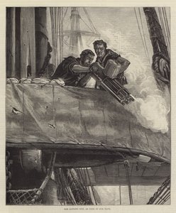 Gatling Gun, jak se používá v našem námořnictvu od William Heysham Overend