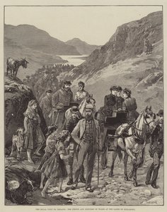 Královská návštěva Irska, princ a princezna z Walesu u jezera Killarney