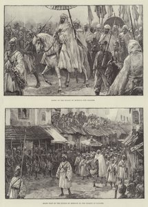Marocký sultán v Tangeru od William Heysham Overend