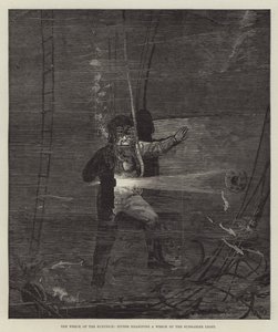The Wreck of the Eurydice, Divers zkoumající vrak ponorkou Light