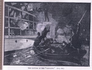 Zajetí Caroline AD 1838 od William Heysham Overend