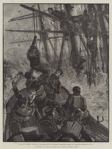 The late Storms, Wreck of the Benvenue at Sandgate, Rescue of Crew by Sandgate Life-Boat, 11. listopadu