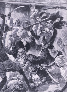 Druhý reliéf Lucknow, ilustrace z 