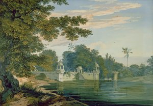 Pohled poblíž Agry, kolem roku 1780 od William Hodges