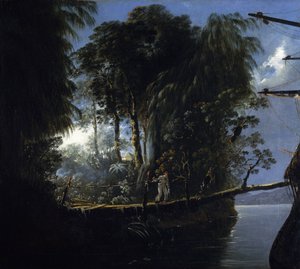 Pickersgill Harbor, Dusky Bay (Nový Zéland, Nový Zéland) od William Hodges