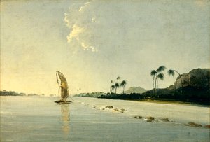 Pohled na část ostrova Ulietea [Raiatea] od William Hodges