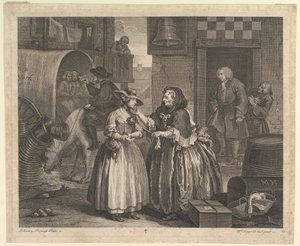 A Harlots Progress, deska 1, duben 1732. od William Hogarth