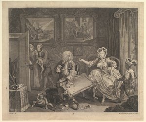 A Harlots Progress, deska 2, duben 1732. od William Hogarth